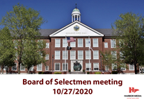 Thumbnail image for Hingham Board of Selectmen 10/27/2020