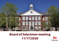 Thumbnail image for Board of Selectmen meeting 11/17/2020