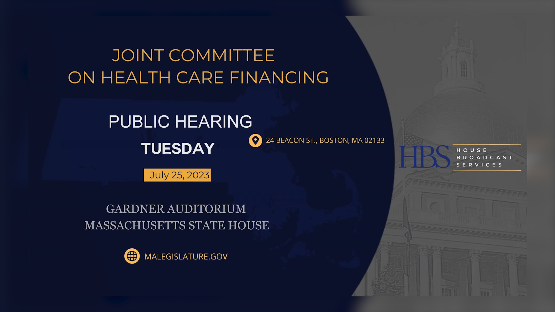 Thumbnail image for MA Joint Committee on Health Care Financing: 7/25/2023