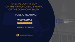 Thumbnail image for Special Commission Relative to the Seal & Motto of the Commonwealth: 10/11/23