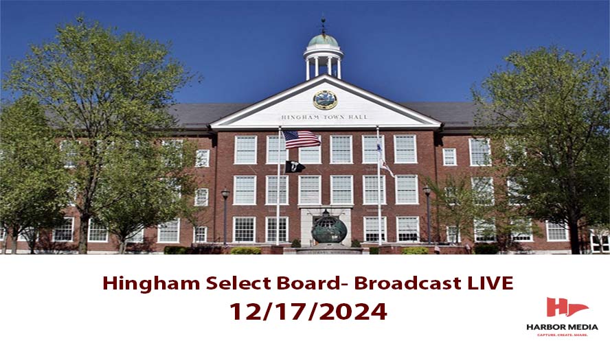 Thumbnail image for Hingham Board of Water Commissioners and Hingham Select Board 12/17/2024 - Broadcasted LIVE