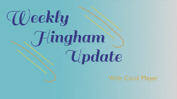 Thumbnail image for Energy Action Committee recommends adoption of new construction regulations | Weekly Hingham Updates with Carol Meyer