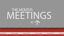 Thumbnail image for February 2022 Government Meetings Calendar