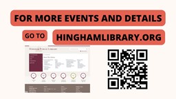 Thumbnail image for October Hingham Public Library Calendar of Events