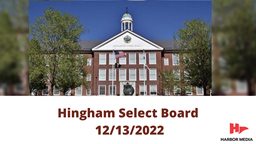 Thumbnail image for Hingham Select Board 12/13/2022