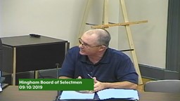 Thumbnail image for 2019-09-10 Hingham Board Of Selectmen
