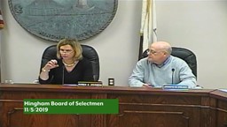 Thumbnail image for 2019-11-05 Hingham Board Of Selectmen