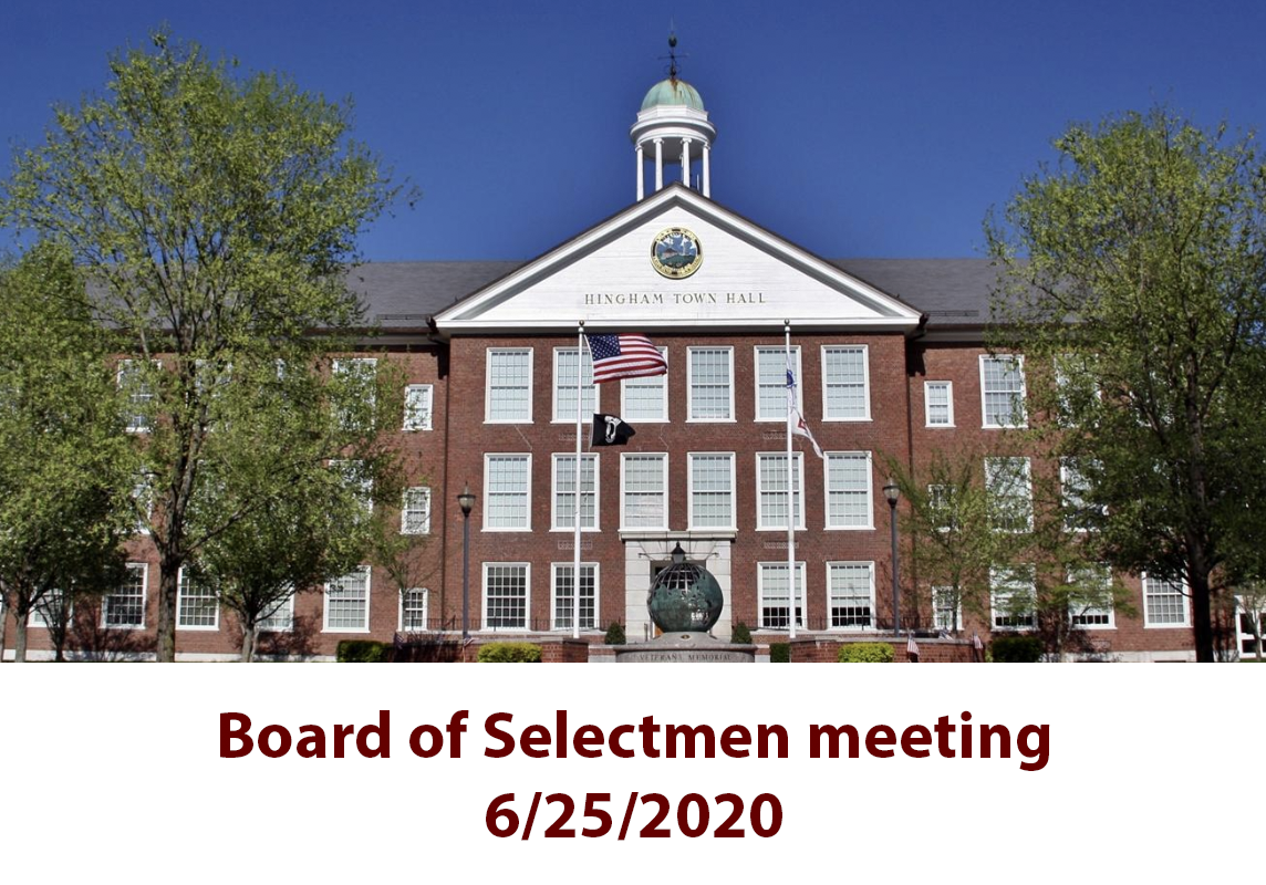 Thumbnail image for Hingham Board of Selectmen 6/25/2020